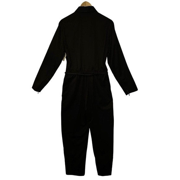 LIZ CLAIBORNE LizSport Zip Front Black Jumpsuit Size 10 - Picture 9 of 17